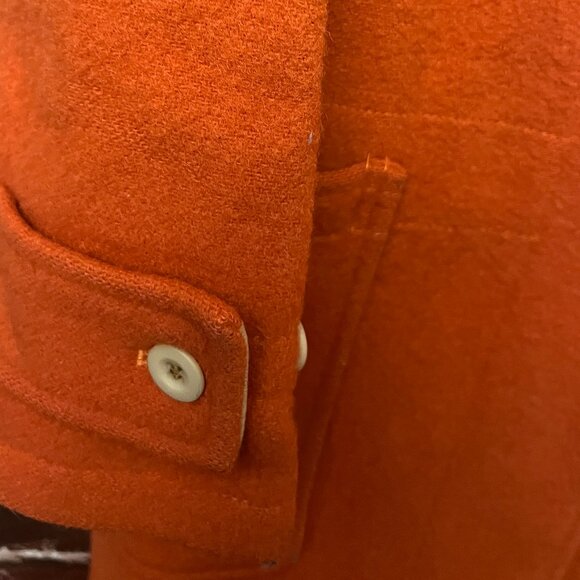 RARE Vintage Gloverall "The Monty" Wool Duffle Coat - Burnt Orange - Picture 7 of 15